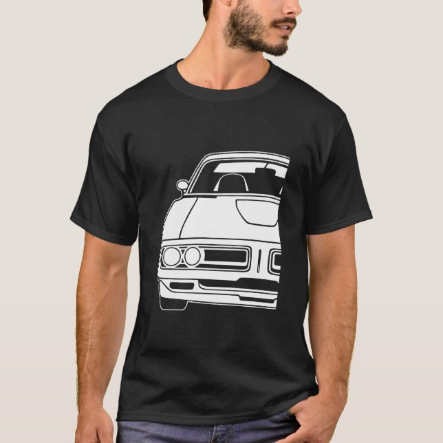 T-shirt Dodge Charger 1971 1 (Devant)