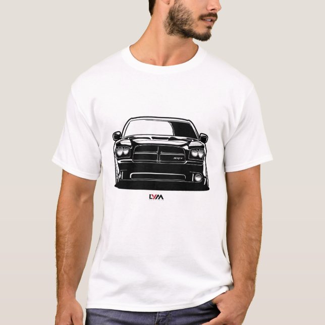 T-shirt Dodge Charger SRT 2006-2014 (Devant)