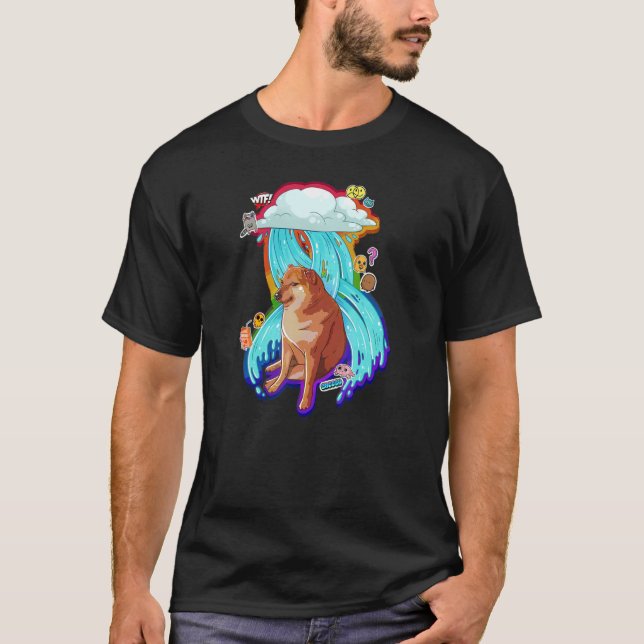T-shirt Dodge Coin Dog Dog Meme (Devant)
