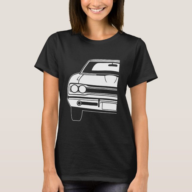 T-shirt Dodge Coronet Super Bee 1968 2 (Devant)