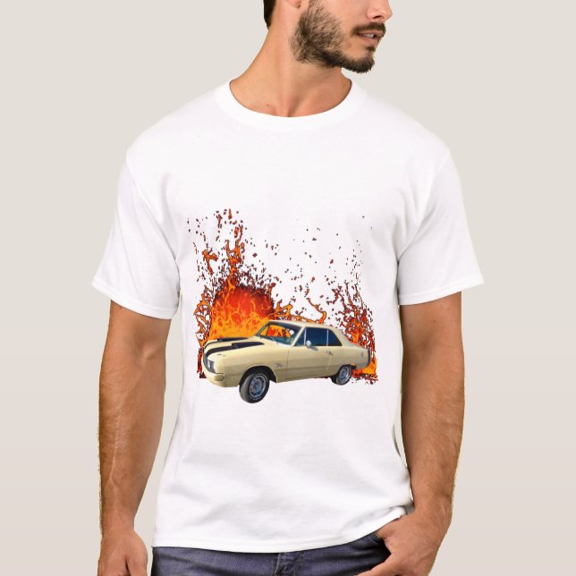 T-shirt Dodge Dart Swinger 1972 (Devant)