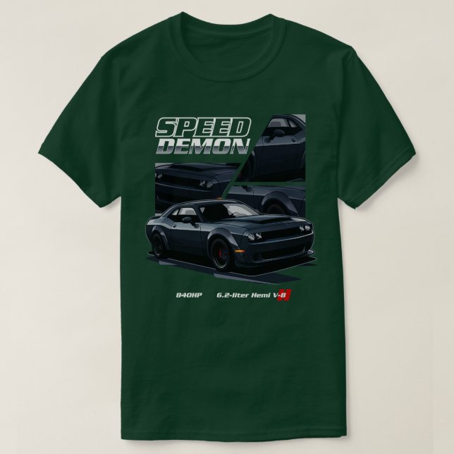 T-shirt DOdge Demon SPEED DEMON (Design devant)