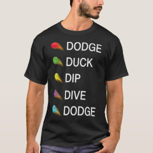T-shirt Dodge Duck Dip Dive Dodge laboratoire noir labrado