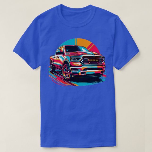 T-shirt Dodge Ram 1500 17 (Design devant)