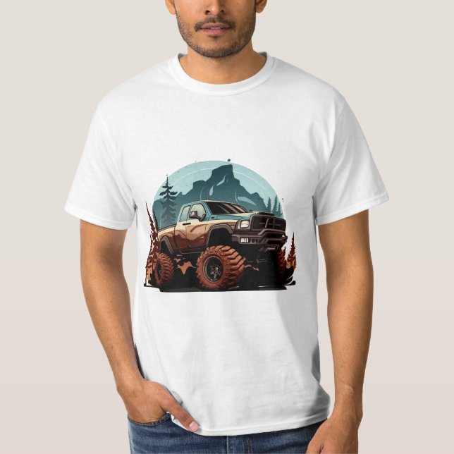 T-shirt Dodge Ram Rock Crawler (Devant)