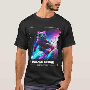 T-shirt Dodge Ridge États-Unis Ski Ski Ski