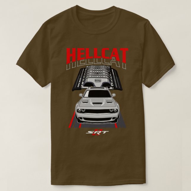 T-shirt Dodge SRT Hellcat (Design devant)