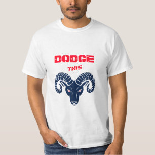 T-shirt Dodge This Ram Aries Patriotic Blue Pearl
