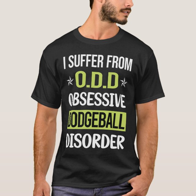 T-shirt Dodgeball de l'amour obsessionnel (Devant)