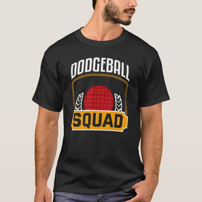 T-shirt Dodgeball Squad Shirt Funny Dodgeball Team Dodgeba (Devant)