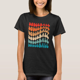 T-shirt Dodgeball super Pour Filles Femmes Rétro les année