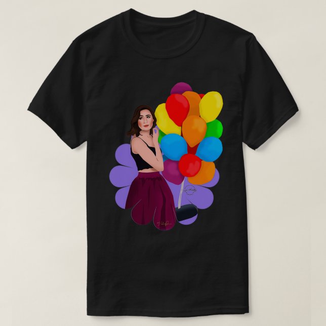 T-shirt Dodie ClarkDoddleoddle Ballons (Design devant)