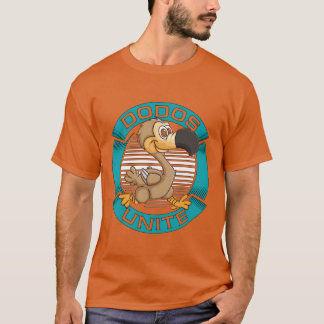T-shirt Dodo Bird Dodos Unite Fligheless Etinct Birds vint
