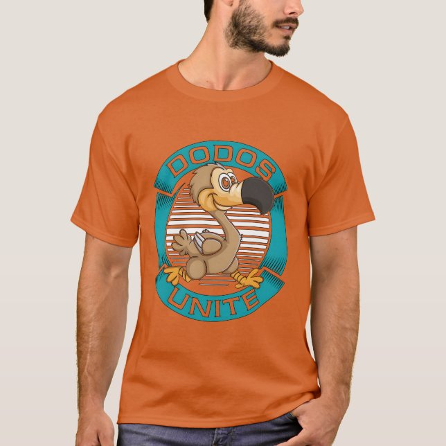 T-shirt Dodo Bird Dodos Unite Fligheless Etinct Birds vint (Devant)