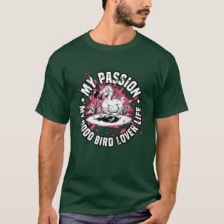 T-shirt Dodo Oiseau Amoureux Ma passion Mon Dodo Oiseau Ét