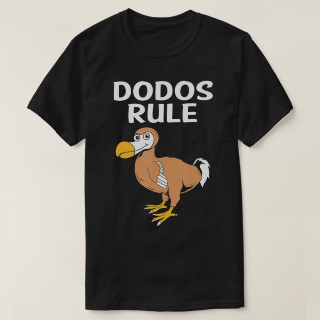 T-shirt Dodos Rule Funny Dodo Bird  (Design devant)