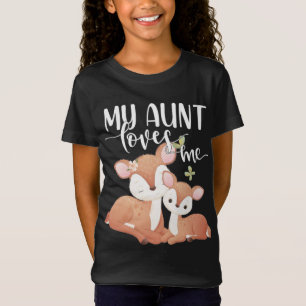 T-Shirt Doe et Fawn Ma tante m'aime