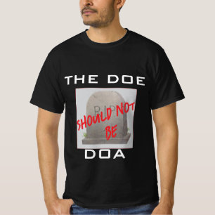 T-shirt DOE not DOA—Soutenir l'éducation publique dans le
