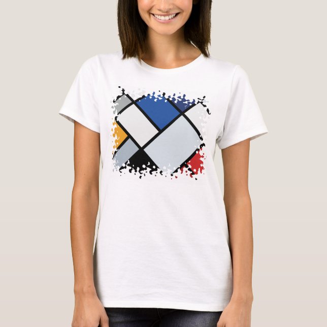 T-shirt Doesburg - Contre-composition des dissonances (Devant)