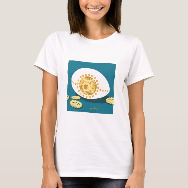 T-shirt d'oeufs de Steampunk (Devant)