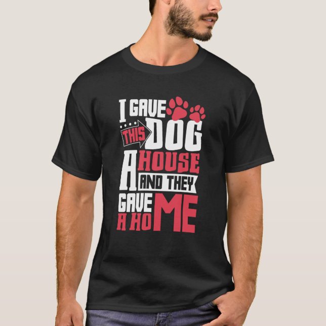 T-shirt Dog Adoption Animal Rescue Animal Rights Rescue An (Devant)
