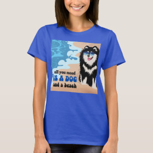 T-shirt DOG AND A BEAC Lapphund finlandais chemise tous le