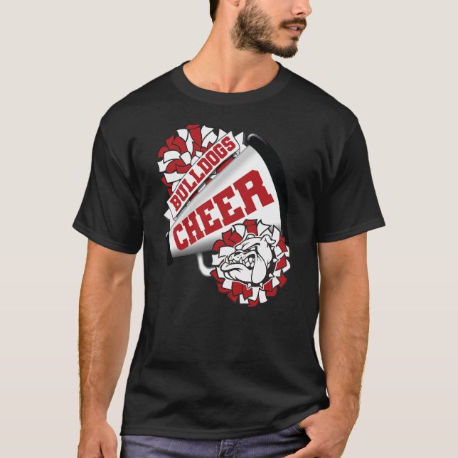T-shirt Dog Cheer Back To School Spirit Cheerleading (Devant)