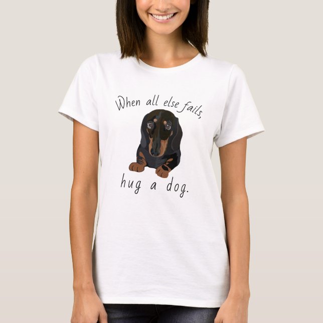 T-Shirt Dog, Chien, Femme ! Dachshund Puppy (Devant)