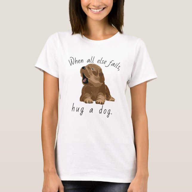 T-Shirt Dog, Chien, Femme ! Furry Puppy (Devant)