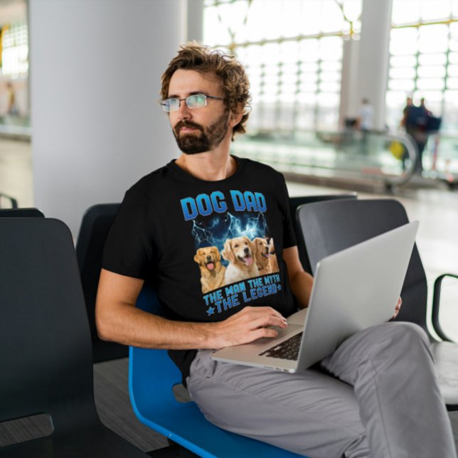 T-shirt Dog Dad The Man The Myth The Legend - Personalized (Créateur téléchargé)