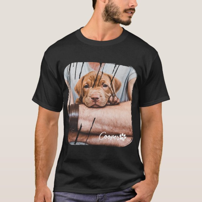 T-shirt Dog Ever Pets Modern Nge Cool Photo Paw T Shirt  (Devant)