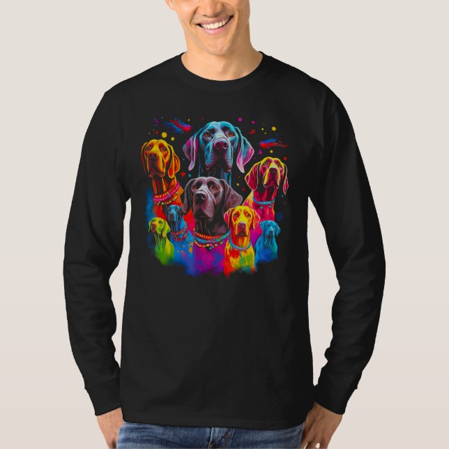 T-shirt Dog German Shorthaired Pointer Best Friends (Devant)