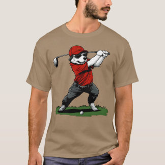 T-shirt Dog Golf drôle cadeau