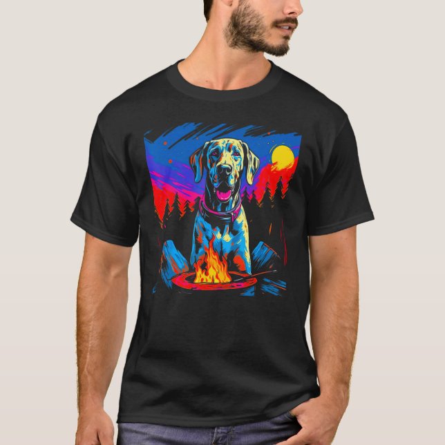 T-shirt Dog Great Dane Nature (Devant)