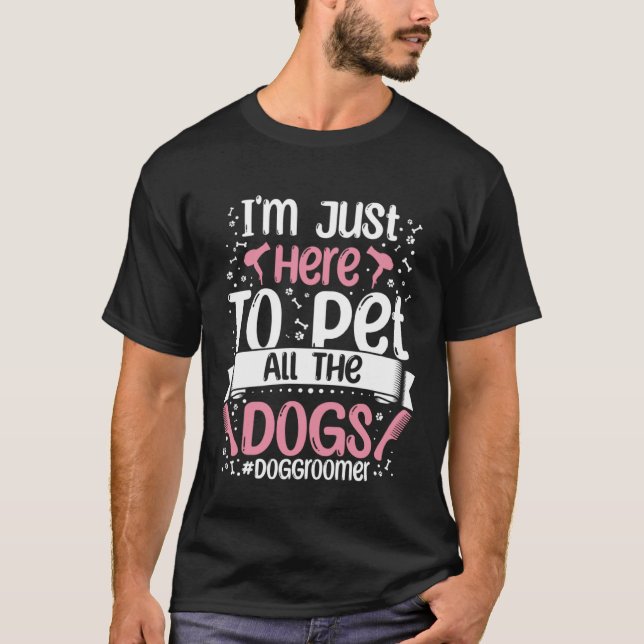 T-shirt Dog Groomer Apparel  Dog Grooming for Women  5 (Devant)