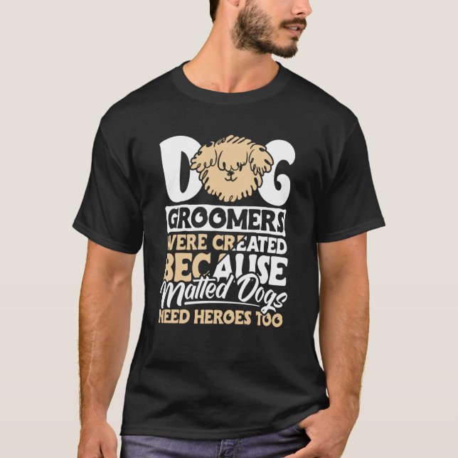 T-shirt Dog Groomer  Dog Grooming for Women  12 (Devant)