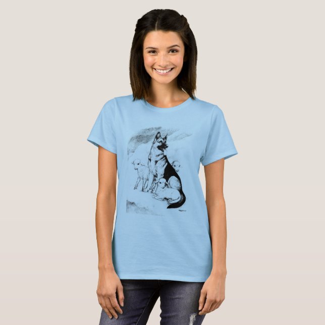 T-shirt Dog Heaven (Devant entier)