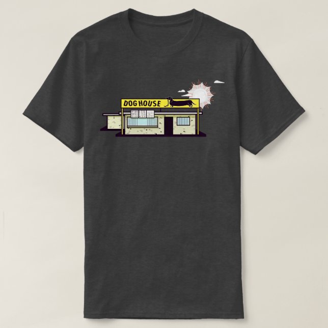 T-shirt Dog House Albuquerque (Design devant)