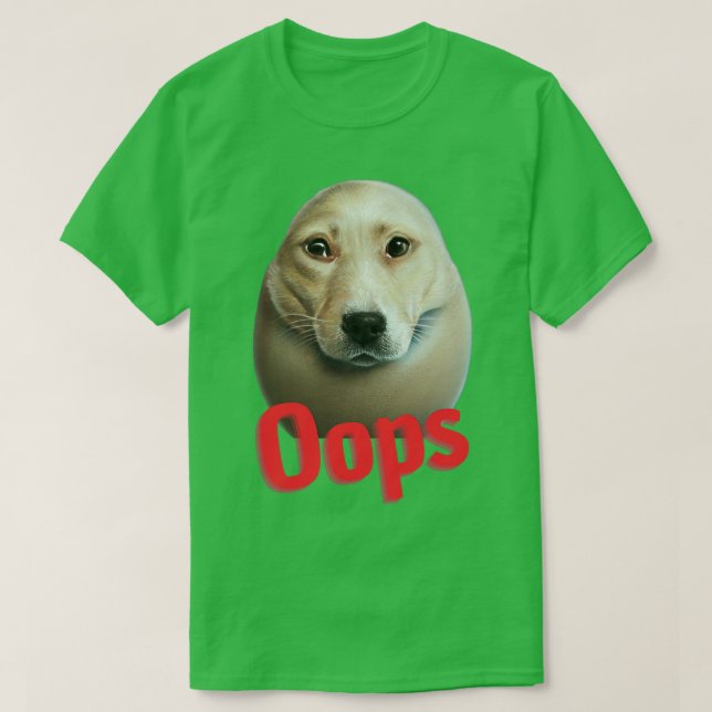 T-shirt dog in an egg 1 (Design devant)