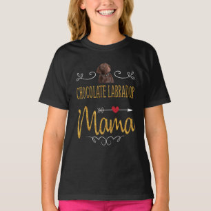 T-shirt Dog Lover Chocolate Labrador