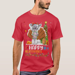 T-shirt Dog Lover Funny Happy Chinese Crested Dog HelloTha