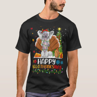 T-shirt Dog Lover Funny Happy Chinese Crested Dog HelloTha