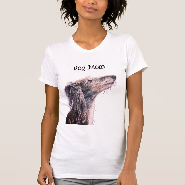 T-shirt Dog Mom T Shirt (Devant)