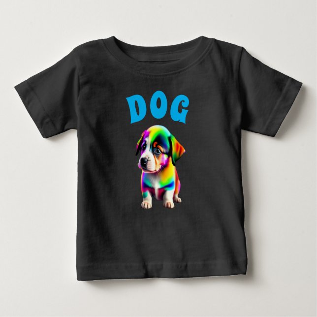 T-shirt dog multicolor (Devant)
