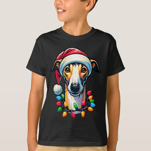 T-shirt Dog Owner Xmas Men Women Favorite Ghound Christmas (Devant)