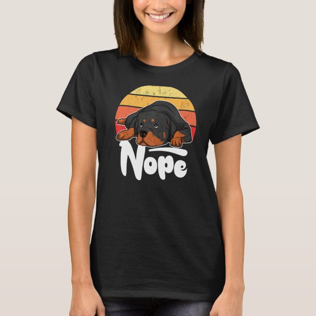 T-shirt Dog Rottweiler Vintage 41 (Devant)