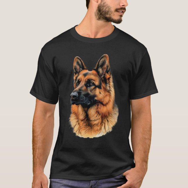 T-SHIRT DOG SHEPHERD (Devant)