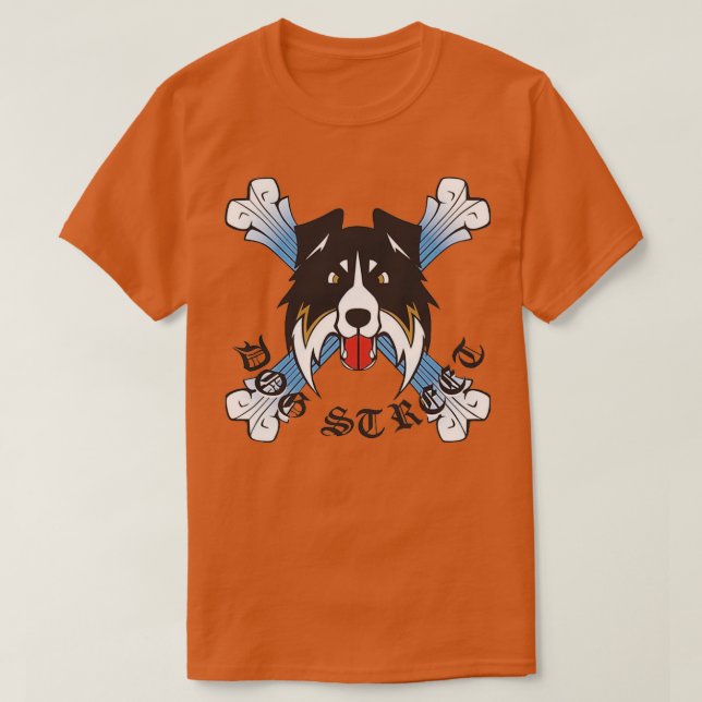 T-shirt Dog Street Bar The Bouncer  (Design devant)