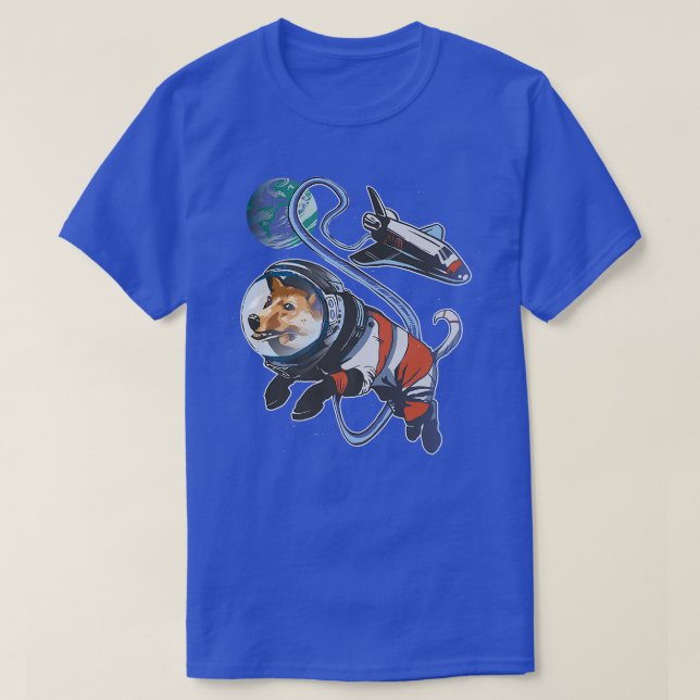 T-shirt Dogastronomie de l'espace Corgi1254 (Design devant)
