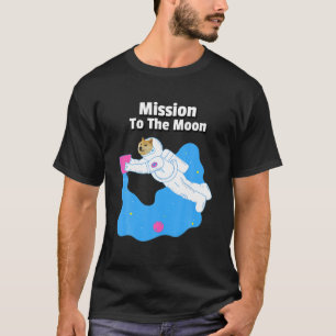 T-shirt Doge-1 Mission À La Lune Dogecoin Hodl Funny Chien